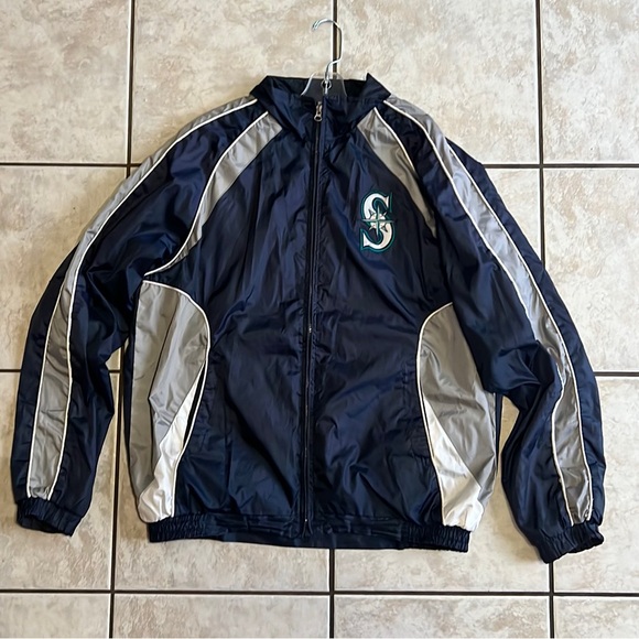 Vintage 90’s Seattle Mariners Windbreaker Jacket - Picture 2 of 3
